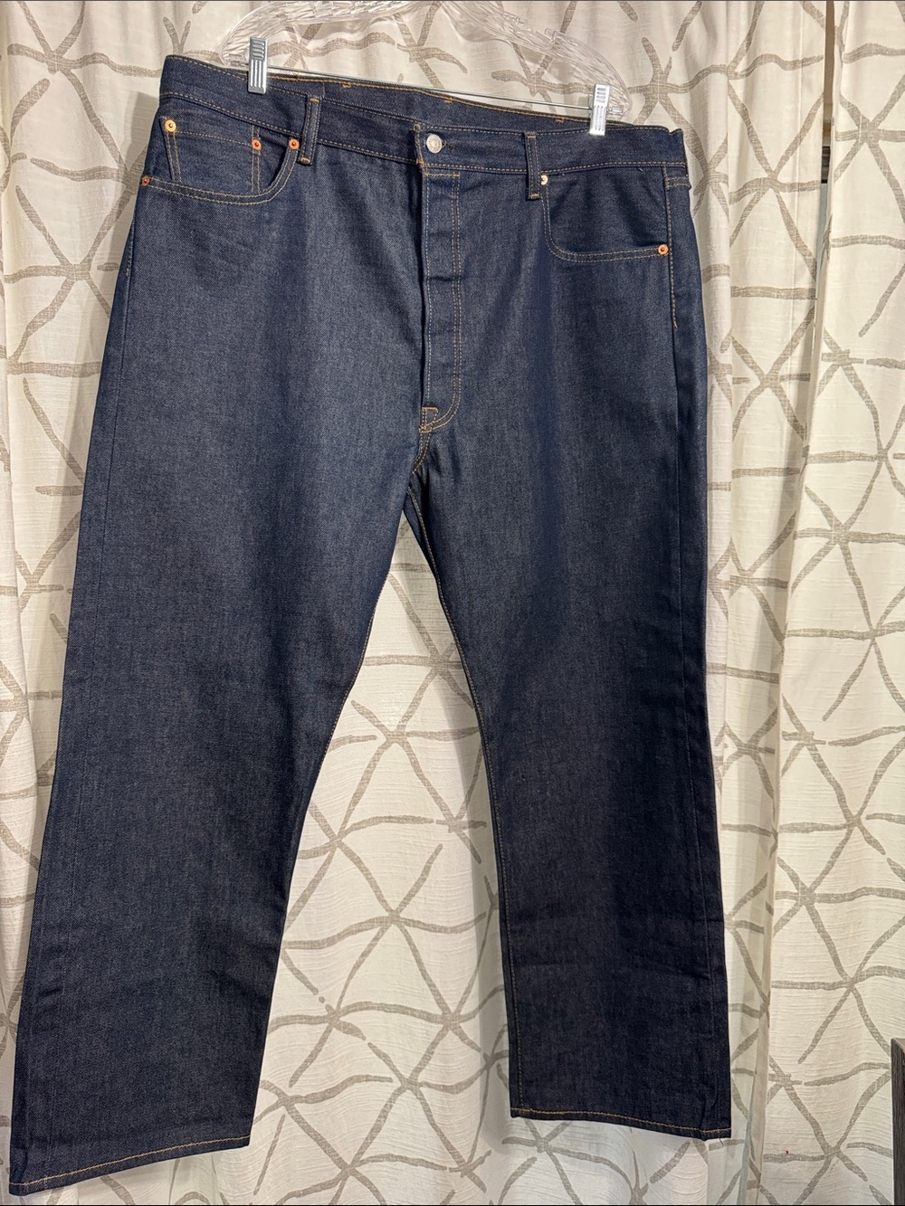 Levi's Straight Leg Raw Indigo Jeans